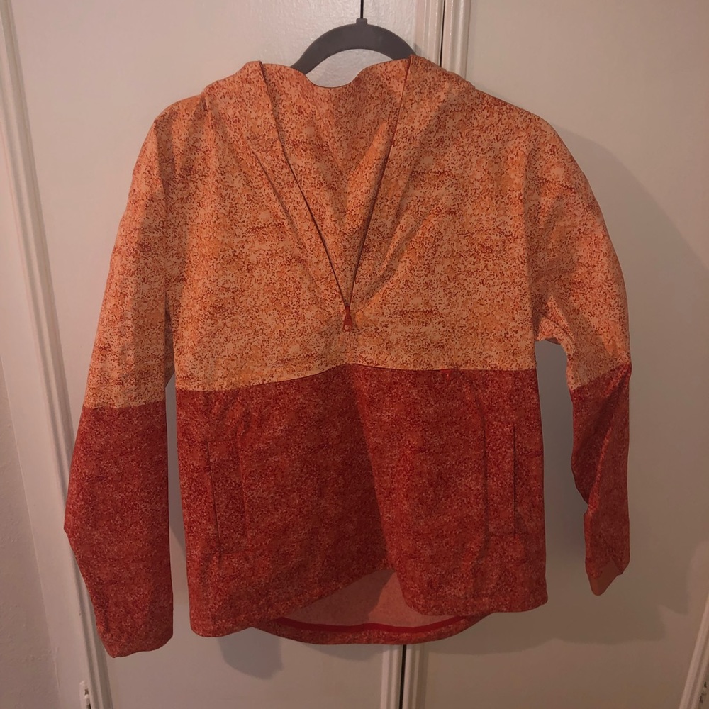 Outdoor Voices Rectrek Anorak Jacket, Orange. Size XS